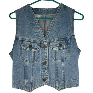 Vintage Lee Denim Western Vest